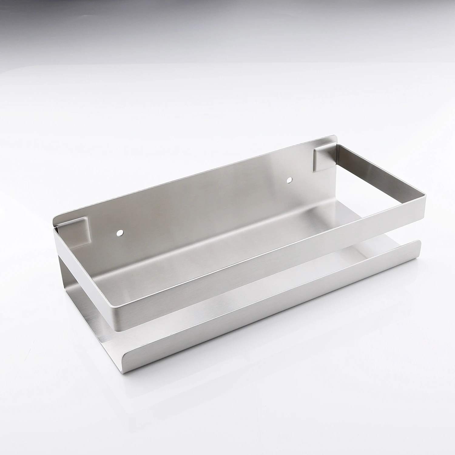 

Bathroom Shelf 304 Stainless Steel Shower Rack Corner Shelf Square Bath Shower Wall Mounted Storage Organizer Rack