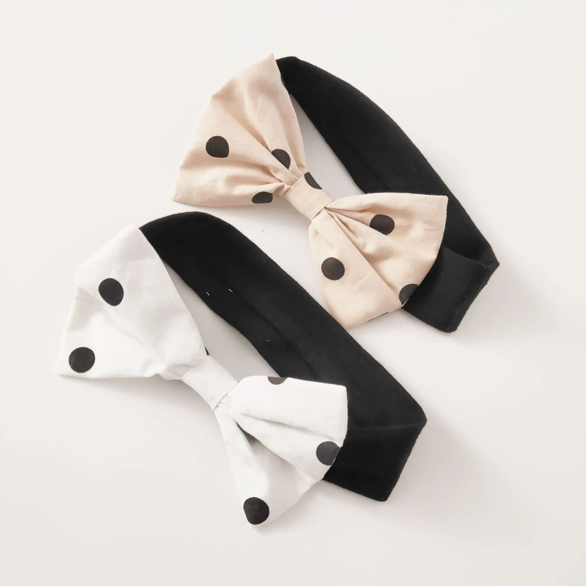 Летний топ в горошек с короткими рукавами + штаны бант повязка на голову для