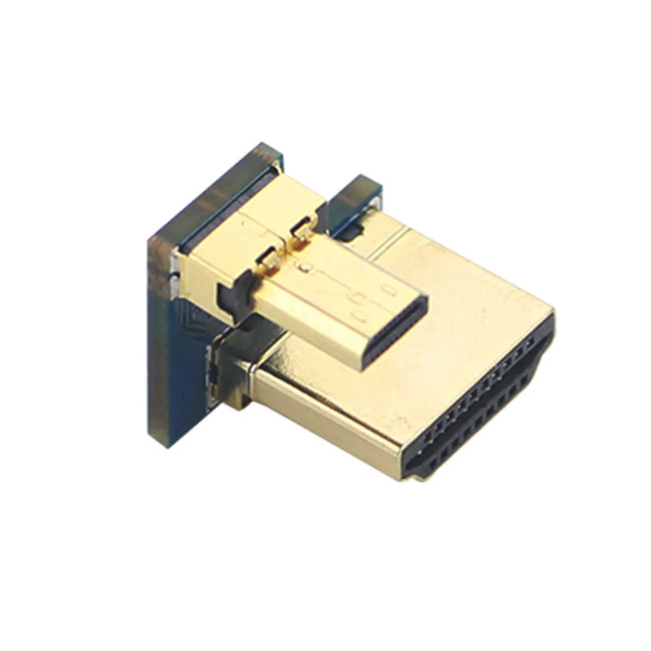 

High-speed Adapter Converter Micro HDMI-compatible To HDMI-compatible Adapter Cable Plug Connector for Raspberry Pi 4B
