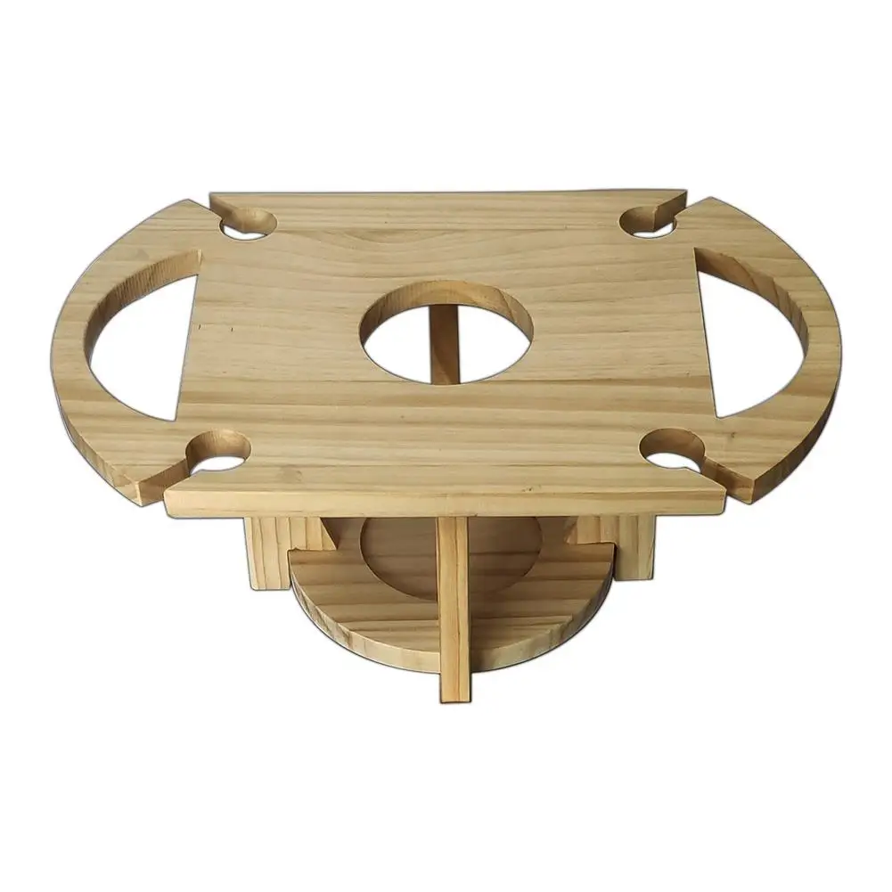 

Уличный портативный складной держатель для стаканов и винных столов, настольная деревянная мини-стойка, легко носить с собой, инструменты д...