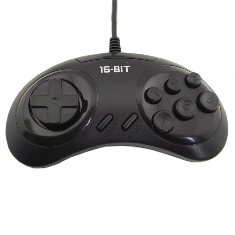 Высококачественный игровой контроллер для SEGA Genesis 6 кнопочный геймпад Mega Drive