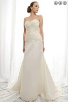 %c5%9blub wesele vintage 2020 new woman designer bridal plus size simple long satin lace empire waist custom bespoke wedding dresses