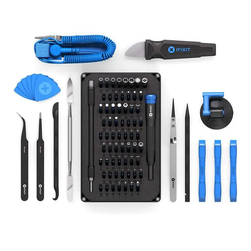 ifixit pro tech toolkit electronic digital display screwdriver disassemble mobile phone repair tool set 112 pieces free global shipping