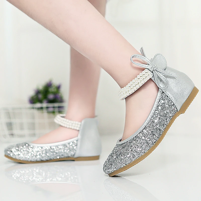 Детская обувь принцессы для маленьких девочек Повседневная из искусственной