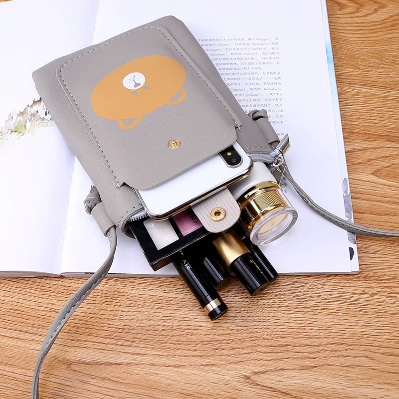 Универсальная кожаная сумка для сотового телефона с карманом на ремне|Сумки