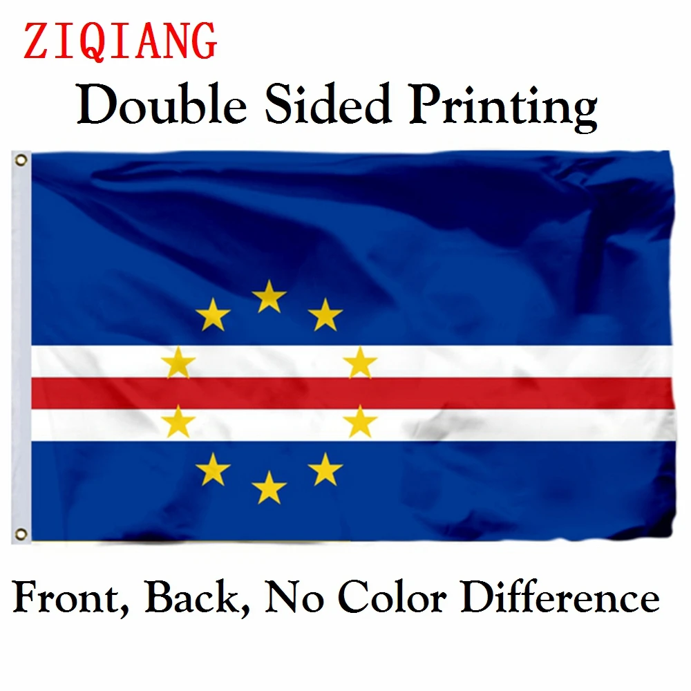 

Cape Verde Flag 3x5ft Polyester Flying Size 90x150cm Custom High Quality Double Sided Printing Banner