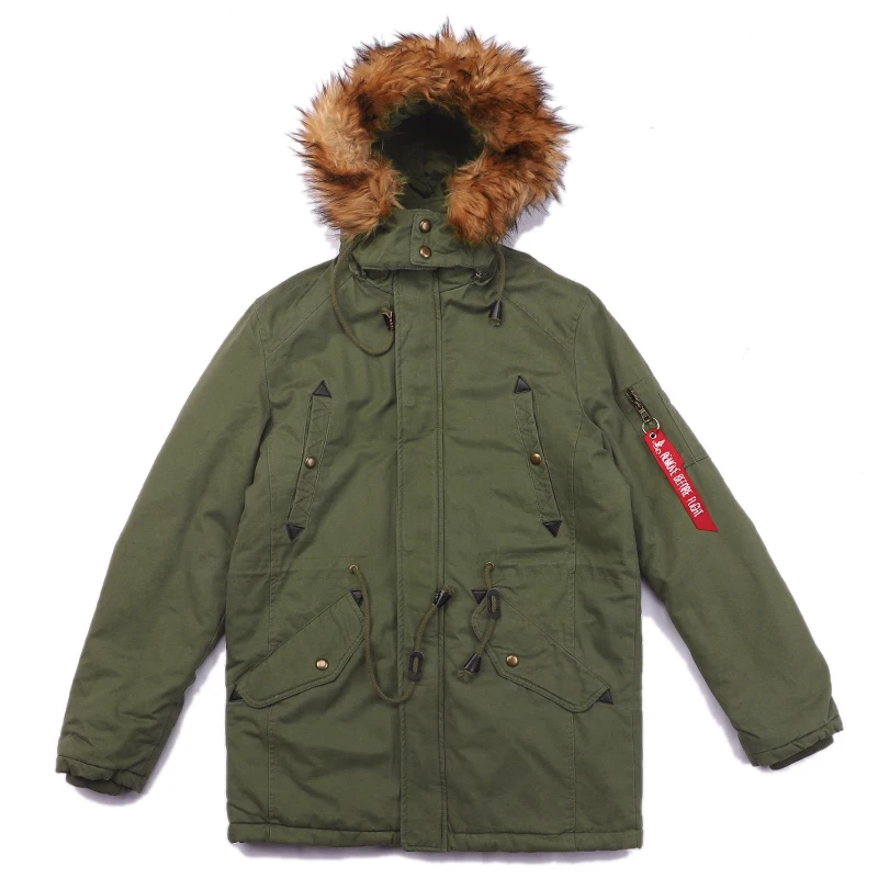 Классическая винтажная Военная ветрозащитная Повседневная стеганая длинная