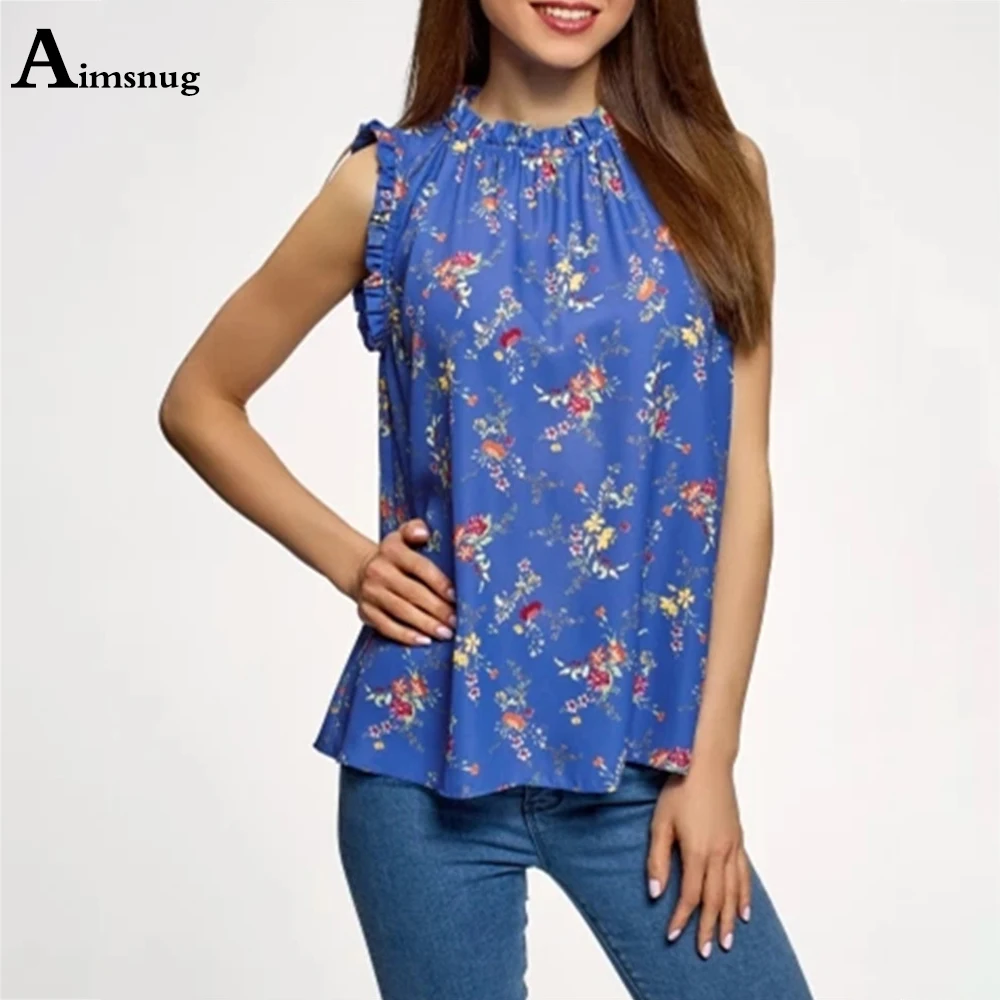 

Plus size Women Latest Casual Shirt Mock Neck Blouse Sleeveless Summer Chiffon Top Ladies Elegant blusas Tunic Femme Clothing