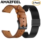 Ремешок для часов Amazfit Bip S Lite, металлический браслет для Amazfit GTS GTR 47 мм Pace Stratos, 2 шт.упак.