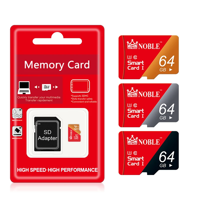 

Wholesale 50pcs/lot 64GB Memory Cards 64gb Micro tf sd card cartao de memoria 64GB Class 10 Mini SD Card 64gb for phone camera