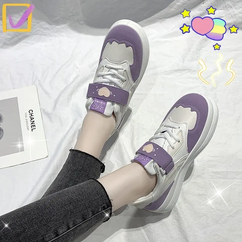 

Women Sneakers Quality Stitching Leather Breathable Autumn Shoes Women Chunky Dad Shoes Ladies Vulcanized Shoes Zapatillas Mujer