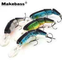 lures multi jointed swimbait shallow running hardbaits fishing wobblers artificial tackle for trout etc three links lure luya