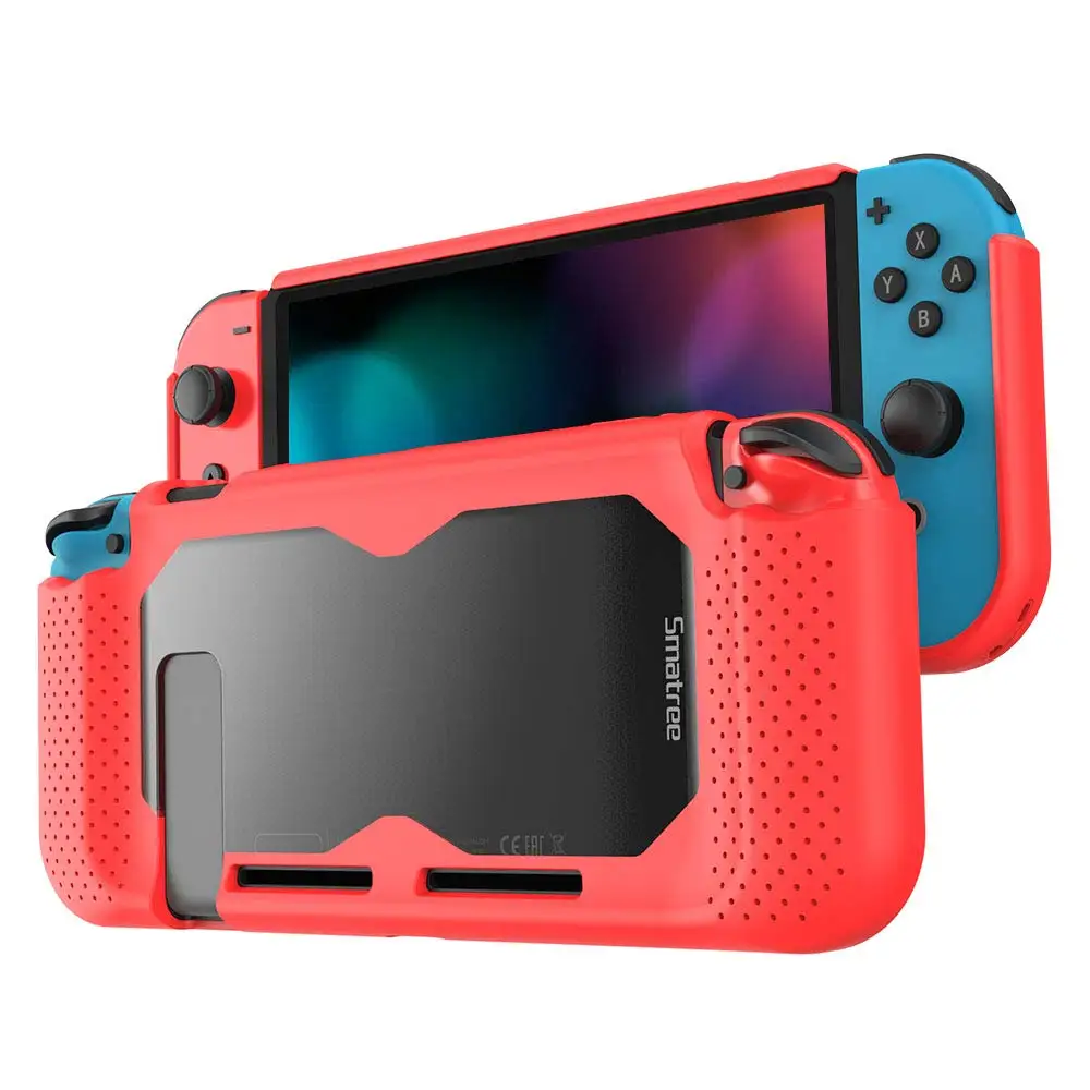 Smatree жесткий защитный чехол для kingd Switch Чехол-держатель силиконовый корпус для kingd Switch NS консоль портативная задняя крышка