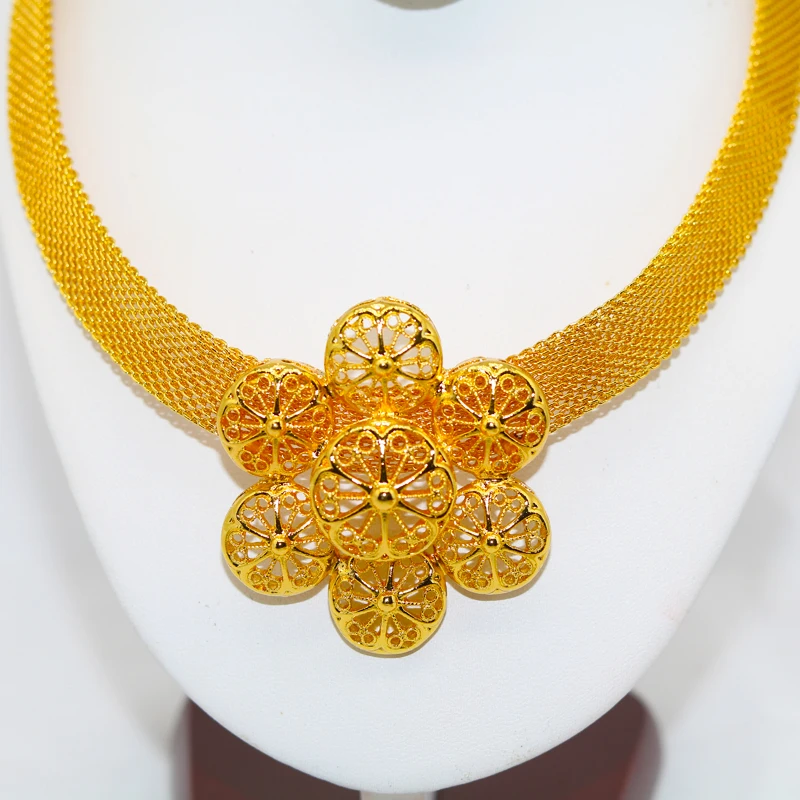 Эфиопия 24K универсальное Золотое женское ювелирное изделие Африканский