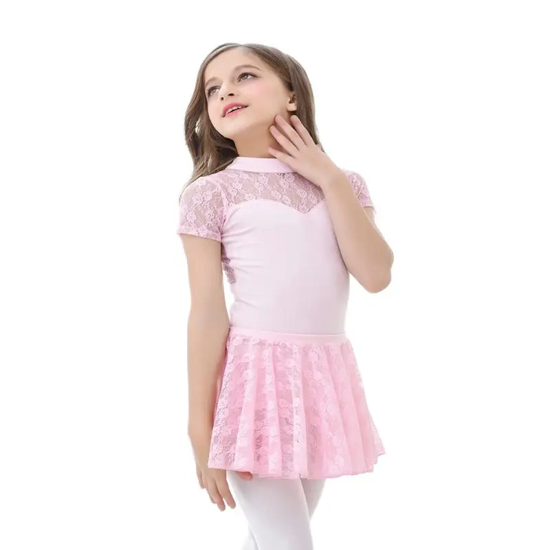 Кружевное трико из двух предметов. Балетная пачка гимнастическое танцевальный