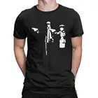 Забавная футболка для мужчин с круглым вырезом, 100% хлопок, футболка с коротким рукавом, одежда с принтом