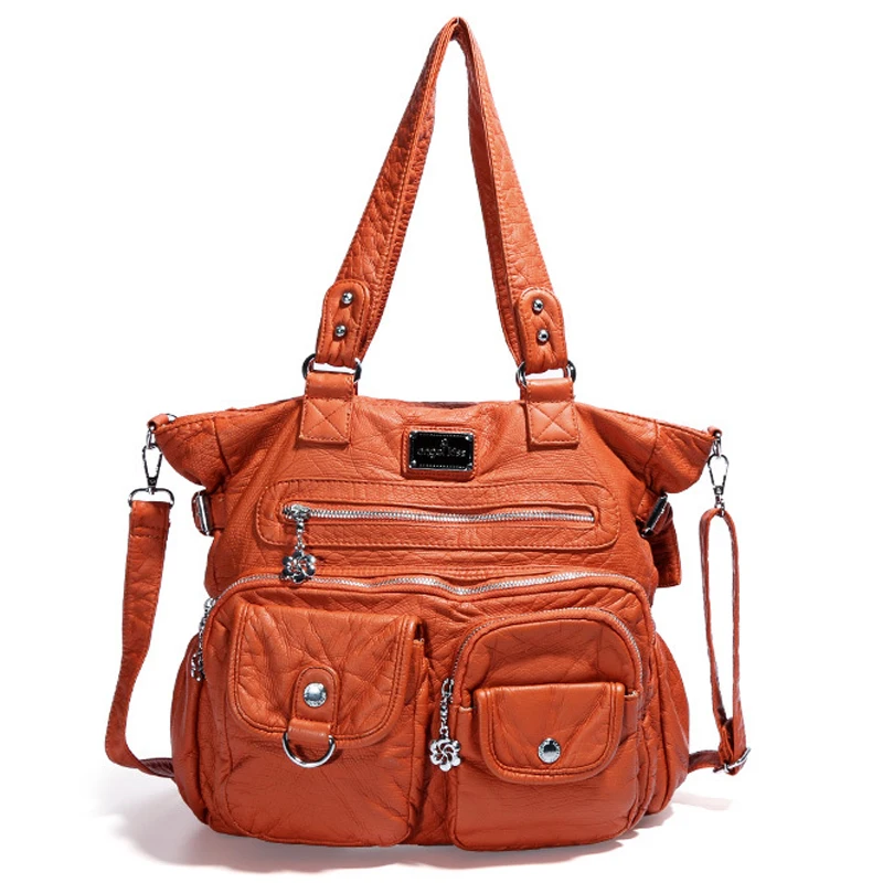 Импортные Дамские кожаные сумочки высокого качества женская сумка через плечо