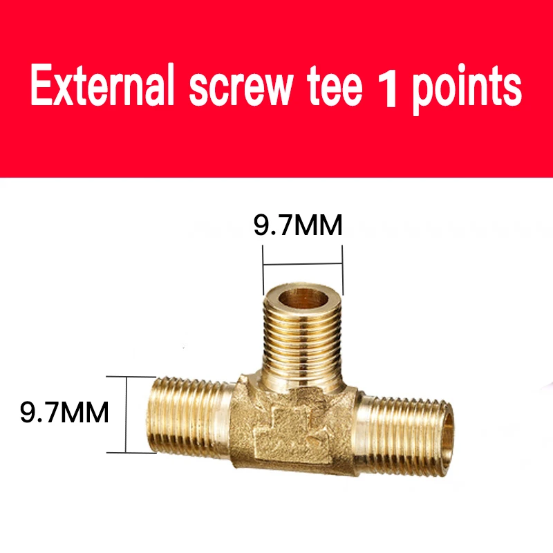 

Медный тройник для труб 1/8 1/4 3/8 1/2 дюйма