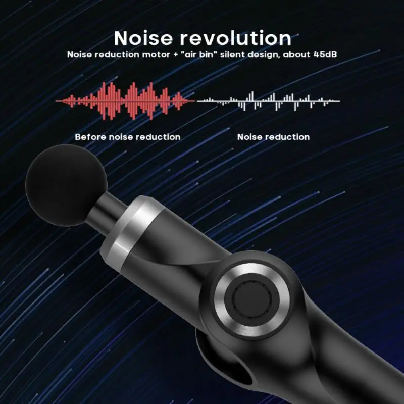 

Electric Fascia Gun Mini Folding massage gun Body Neck Muscle Massager Fascia Gun for Exercising Fitness Relaxation Slimming