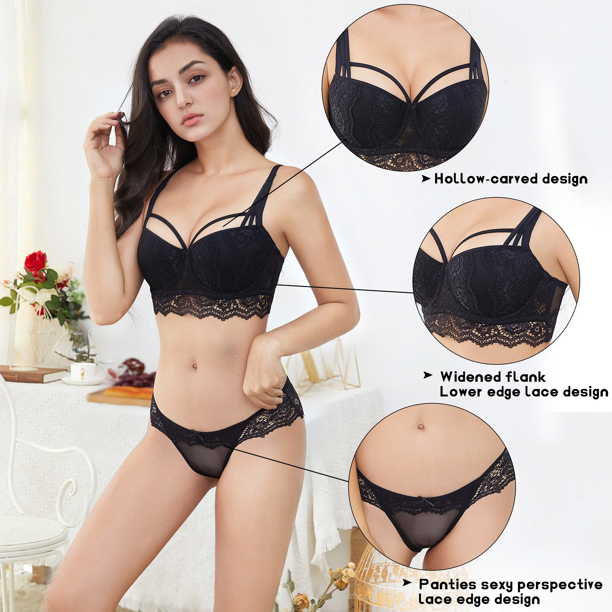 Varsbaby Модная и пикантная Женская Push up кружева регулируемые лямки лифчики пуш ап