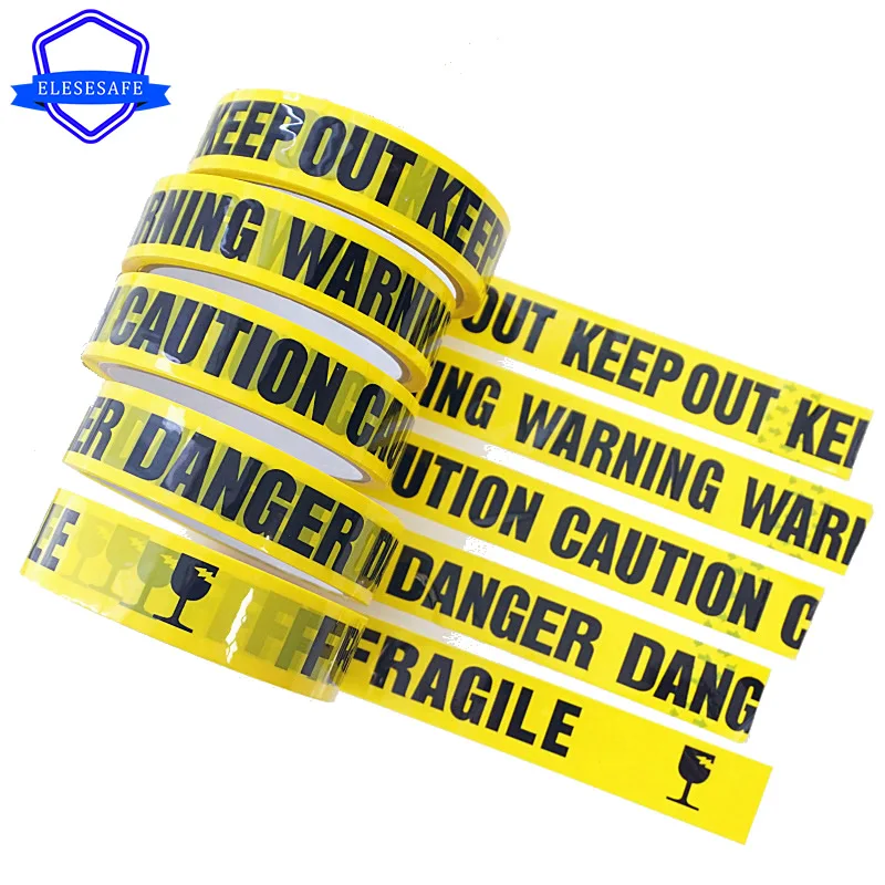 1 рулон 24 мм * 25 м желтые Предупреждение ждающие ленты наклейки сделай сам