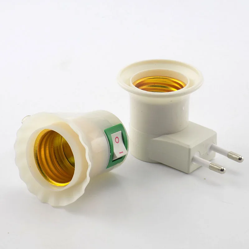 Светодиодный потолочный светильник E27 база Конвертор ЕС/штепсельная вилка