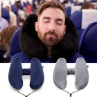 Автомобильная надувная подушка в форме буквы H для шеи, складной самолета, опора для головы, Подушка для сна на открытом воздухе и в офисе