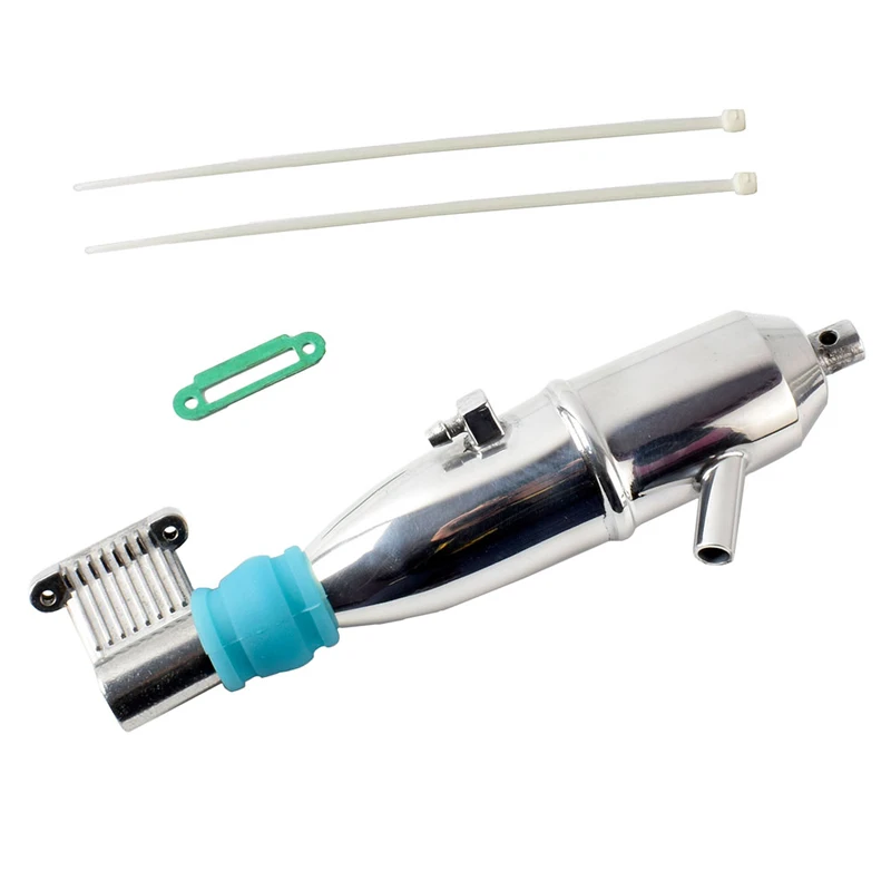 1 шт. выхлопная труба из алюминиевого сплава для HSP 1:10 метанольный двигатель 102009