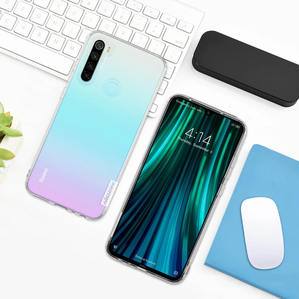 Мягкий ТПУ чехол Nillkin для Xiaomi Redmi Note 8 pro, тонкий силиконовый чехол для Xiaomi Redmi Note 8 t, чехол для глобальной версии