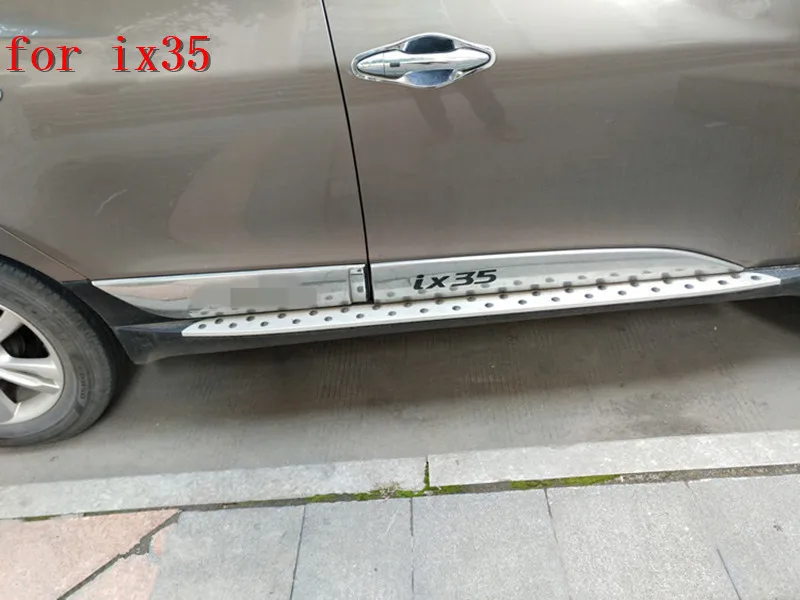 ABS хромированный корпус боковая молдинги Боковая дверь украшение для Hyundai ix35 2009