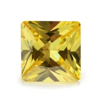 cubic zirconia stone olive yellow square shape princess cut 2x29x9mm 5a loose cz stones synthetic beads for jewelry 2 20pcs