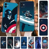 captain america marvel phone cases for iphone 11 pro max case 12 pro max 8 plus 7 plus 6s iphone xr x xs mini mobile cell women