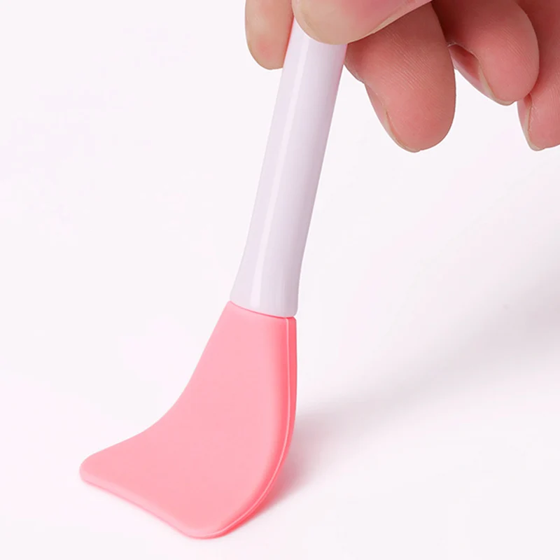 

Women Fashion 1pc Silicone Facial Face Mask Brush Mask Mud Mixing Brush Tool 3 Color Soft Women Skin Face Care Tool Dropshipping