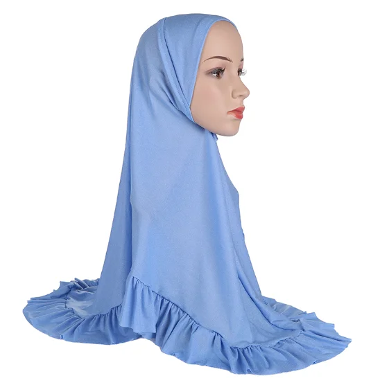 

2020 bonito grande tamanho muculmano hijab com crinkles puxar em amira lenco islamico meninas cabeca envoltorio