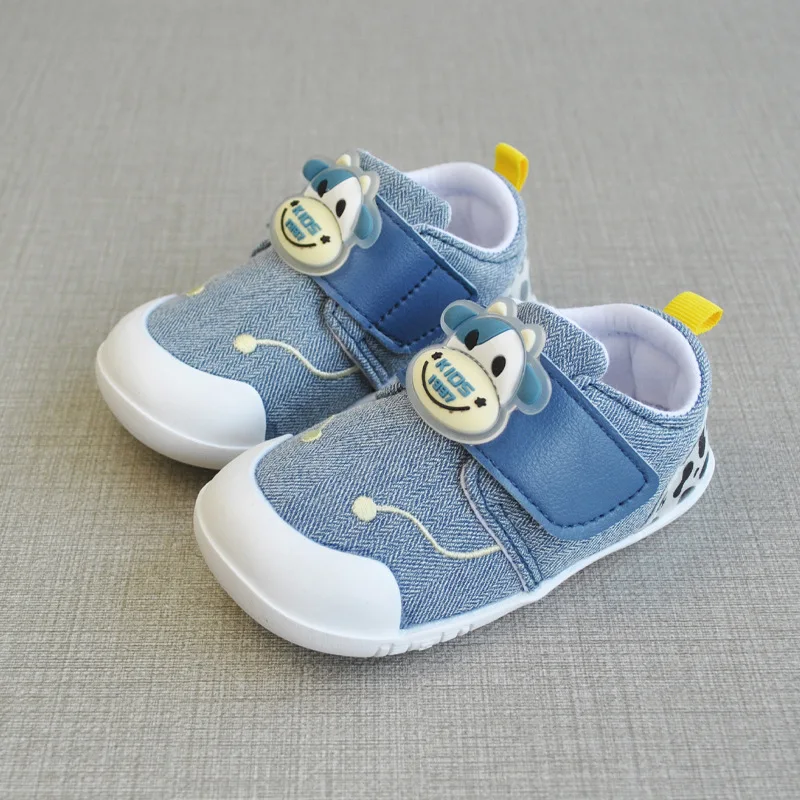 

Baby Girl Shoes Toddler Sneakers Cute Animal Soft Bottom First Walkers Boys Shoes Size 15-20 SDB036