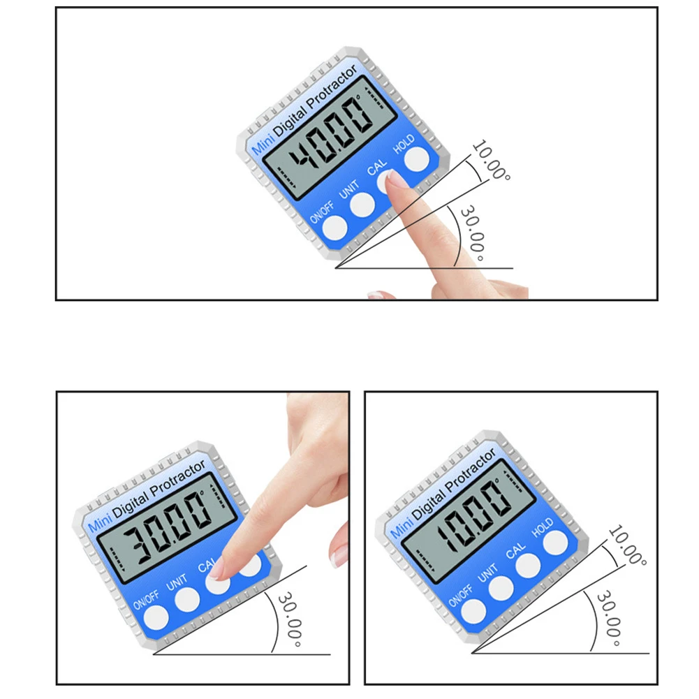 360° Mini Digital Protractor Angle Gauge High Precision Electronic Goniometer Inclinometer Level Finder Measurement Box | Инструменты