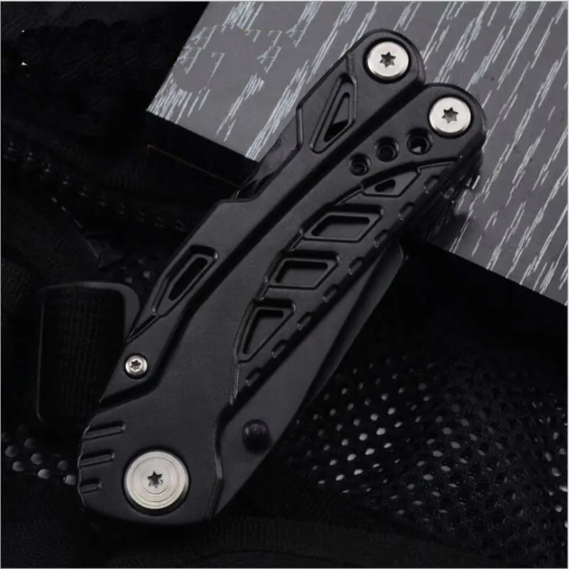 

Outdoor Survival EDC Tools Multifunctional Plier Saw Screwdriver Mini Multi Knife Folding Plier Multitools Camping Hand Tool Set