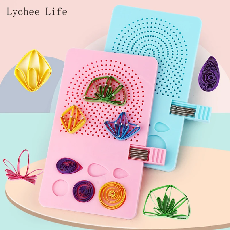 Доска для квиллинга бумаги Lychee Life шаблон рулонной направляющая вязания с