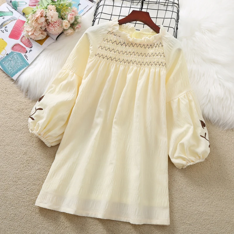 Платья для девочек весна осень детское праздничное платье принцессы хлопковая