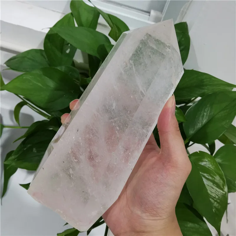 

Top Quality So Many Rainbows Natural Clear Quartz Healing Crystal Tower for Sale ZW 1.97kg