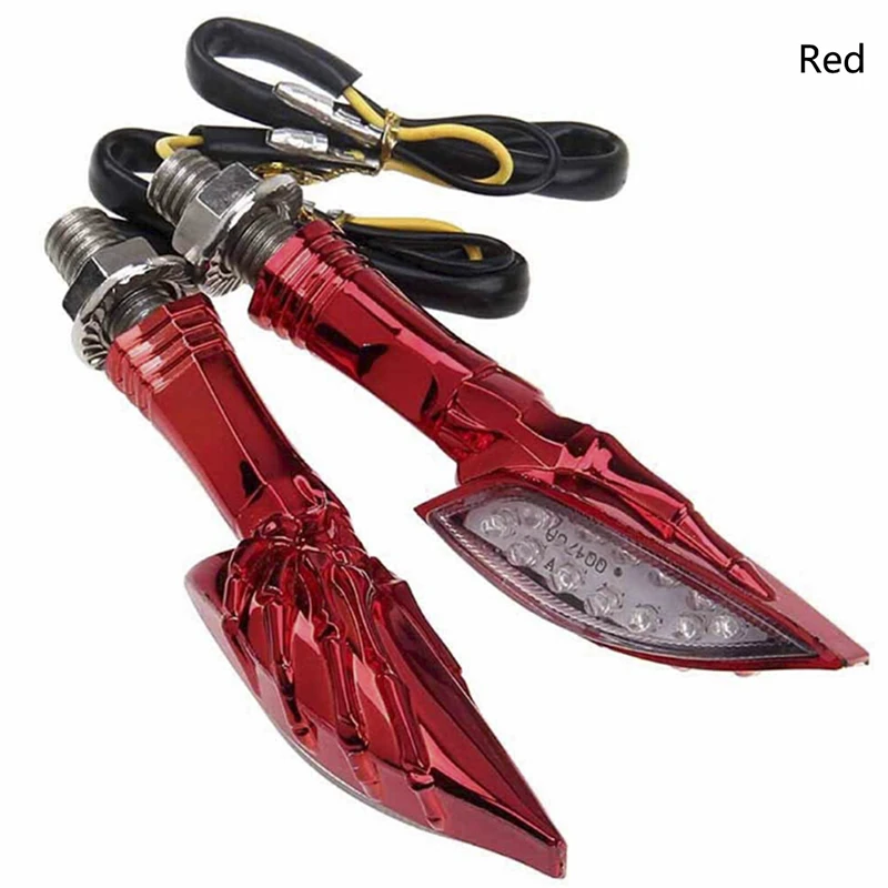 1 Piece 12 LED Turn Signal Indicators for Moto Motorbike Motorcycle Accessories Signals Light Tail Lights |