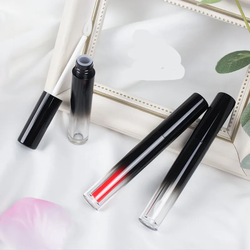 150 шт 3 мл черный градиентный блеск для губ пустая трубка Жидкий бальзам тюбики с