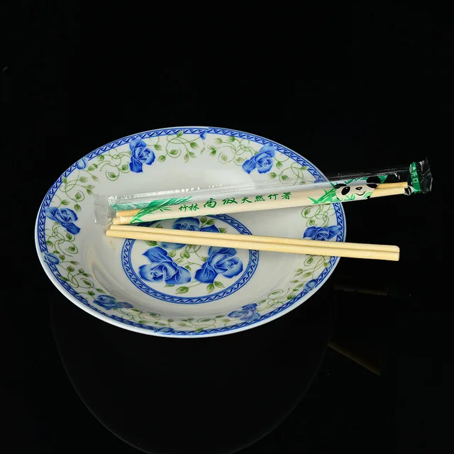 100 пар одноразовые палочки для еды бамбук деревянные Китай (материк) столовые