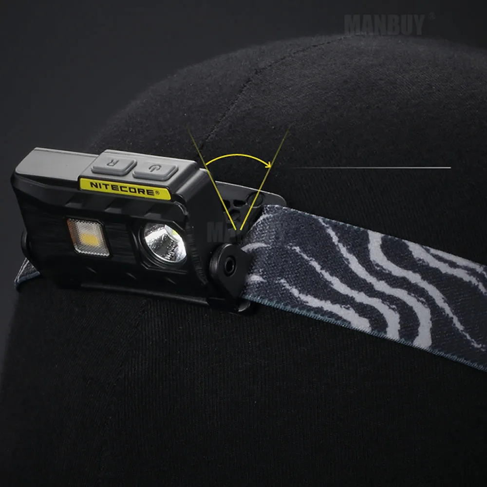 2021 Nitecore NU25 3 светодиода Перезаряжаемые фары Трехместный Выходы светильник Вес