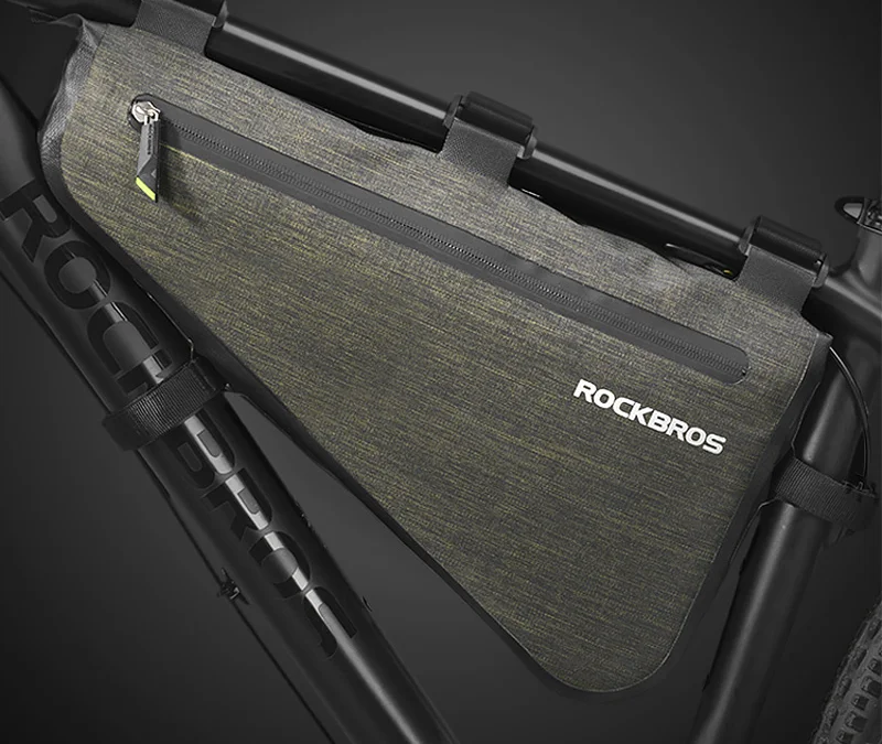 

Rainproof Bike Bag Large Capacity MTB Road Frame Bag Triangle Pouch Waterproof Caulking Bicycle Bag Pannier Accessories