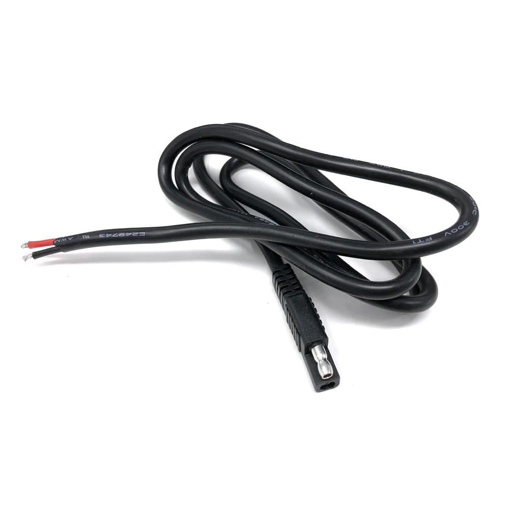 DIY 130 см SAE коннектор 2 контактный наконечник кабель зарядное устройство быстрое