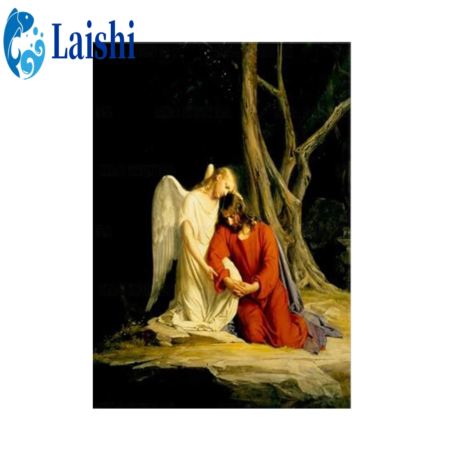 

New 5D crystal Round /square diamond painting Jesus angel DIY diamond painting embroidery Home Decor diamond mosaic gift picture