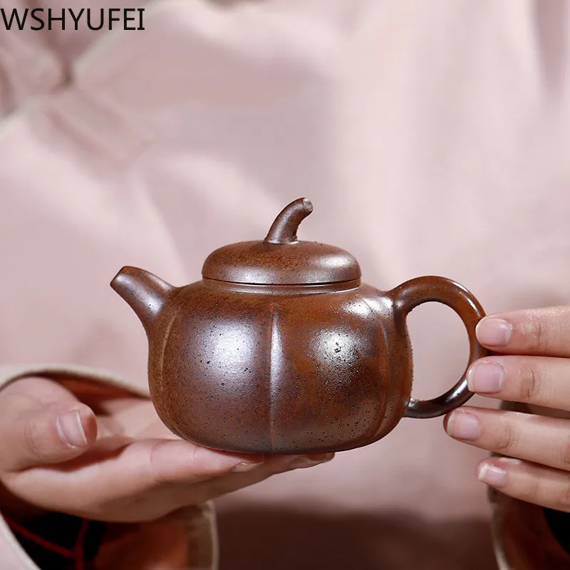 Yixing чайный горшок фиолетовая глина дров печи меняющий чайник оригинальный
