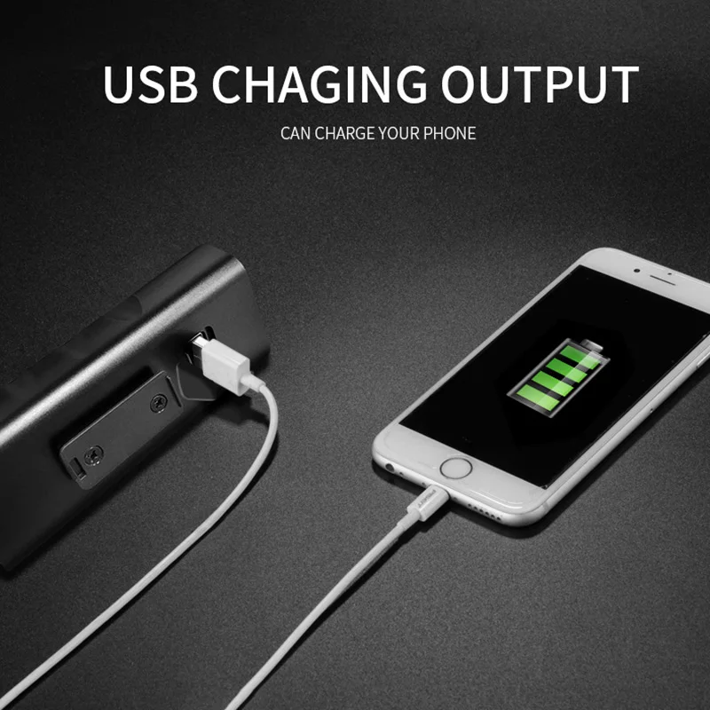 L2/T6 велосипедный светильник с подзарядкой от USB 5200 мАч Внешний аккумулятор велосипедный светильник водонепроницаемый велосипедный светодиодный налобный фонарь задний светильник на выбор