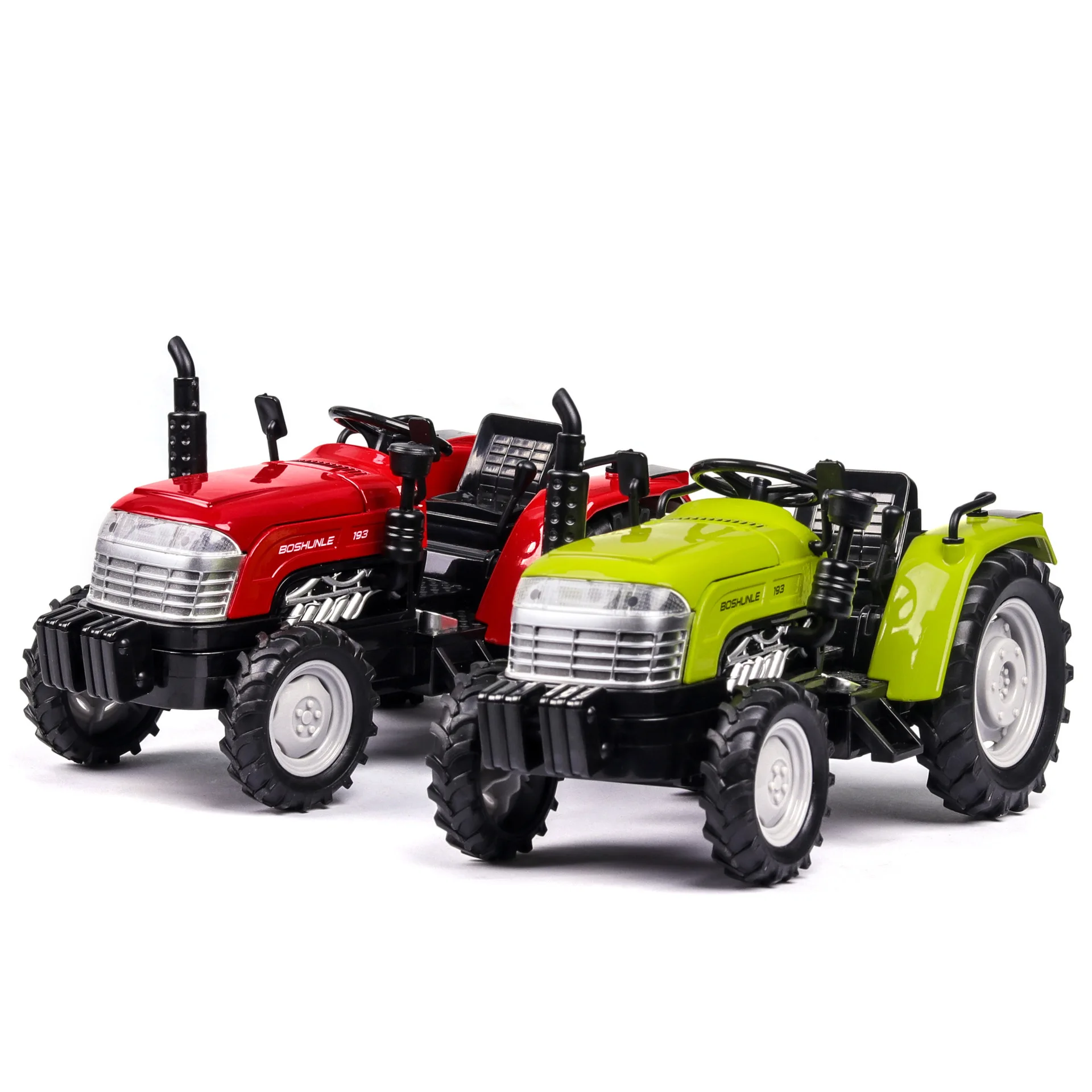 

1:32 high simulation farmer tractor child toy alloy pull back car with sound and light for children gifts